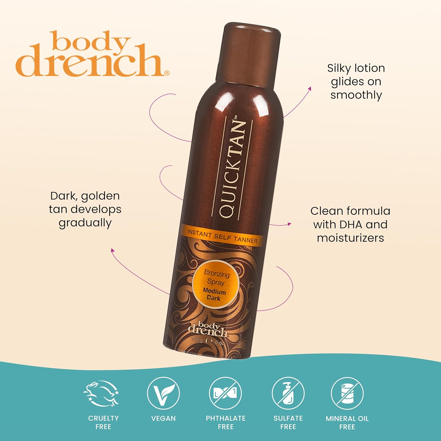 Body Drench Quick Tan Bronzing Spray