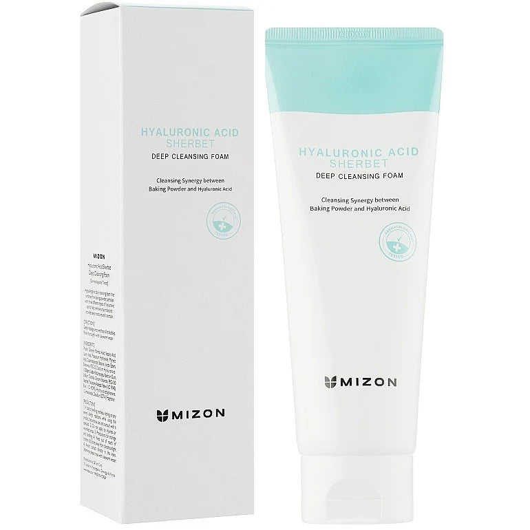 Mizon Hyaluronic Acid Sherbet Deep Cleansing Foam