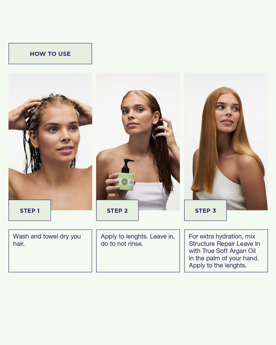 Leave In Cream Structure Repair - Maria Nila 200ml