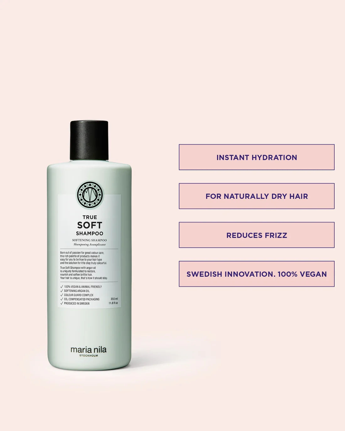 Shampoo True Soft - Maria Nila 350ml